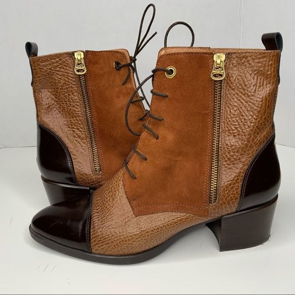 Gorgeous Hispanitas (Spain) Leather Booties - Size 41 (10) - Picture 14 of 15